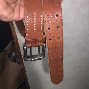 Polo Brown genuine leather belt size 32